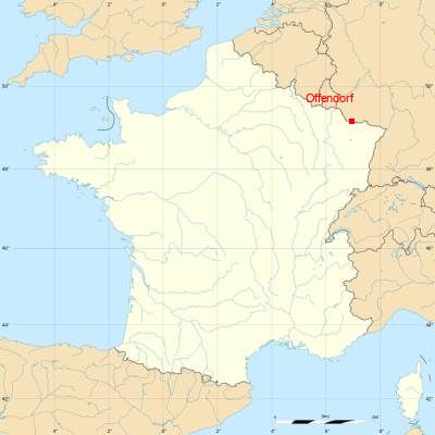 Fond de carte avec Offendorf