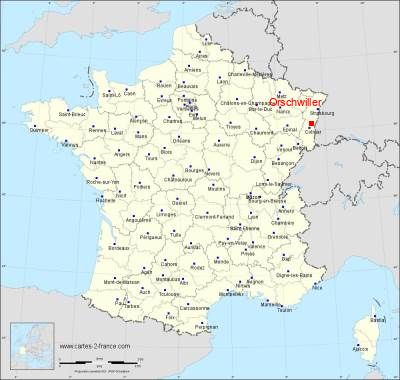 Carte de Orschwiller