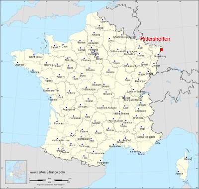 Carte de Rittershoffen