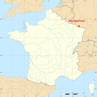 Fond de carte avec Rountzenheim