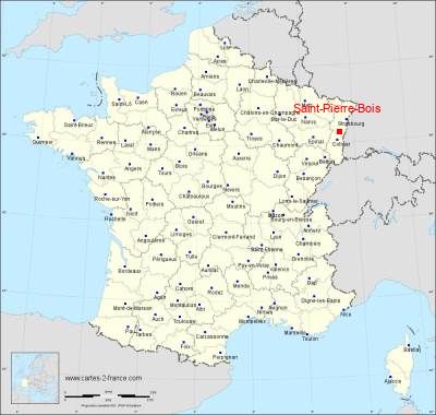 Carte de Saint-Pierre-Bois
