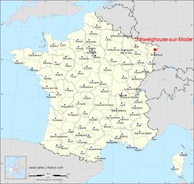 Carte de Schweighouse-sur-Moder