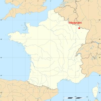 Fond de carte avec Wilwisheim