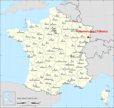 Carte de Husseren-les-Châteaux