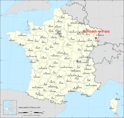 Carte de Rombach-le-Franc