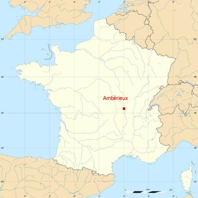 Fond de carte avec Ambérieux