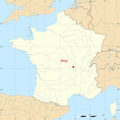 Fond de carte avec Ancy