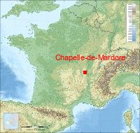 localisation mairie de Chapelle-de-Mardore