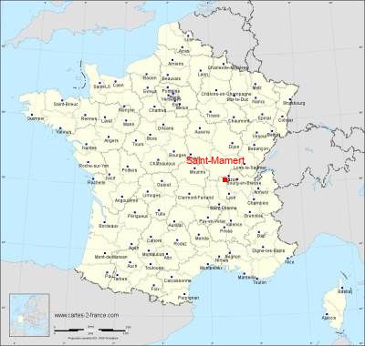 Carte de Saint-Mamert