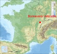 localisation mairie de Bonnevent-Velloreille