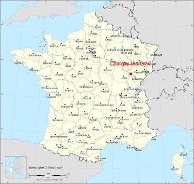 Carte de Chargey-lès-Gray