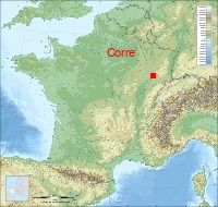 localisation mairie de Corre