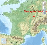 localisation mairie de Fleurey-lès-Saint-Loup