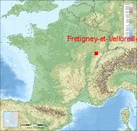 localisation mairie de Fretigney-et-Velloreille