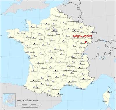 Carte de Magny-Jobert