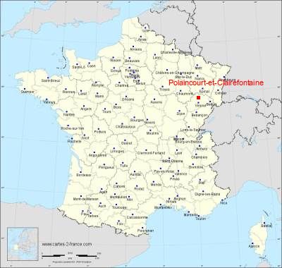 Carte de Polaincourt-et-Clairefontaine