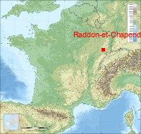 localisation mairie de Raddon-et-Chapendu