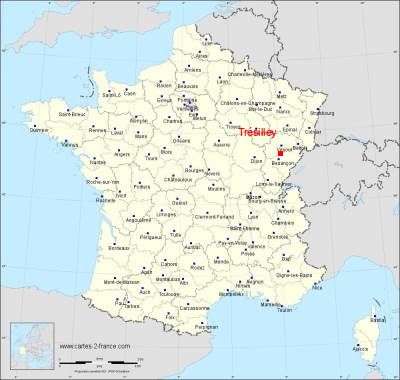 Carte de Trésilley