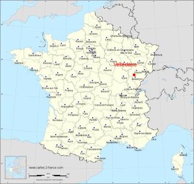 Carte de Velleclaire