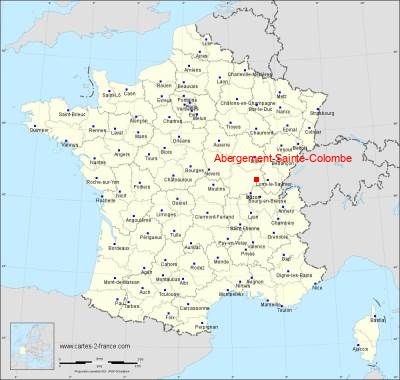 Carte de Abergement-Sainte-Colombe