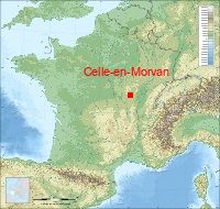localisation mairie de Celle-en-Morvan