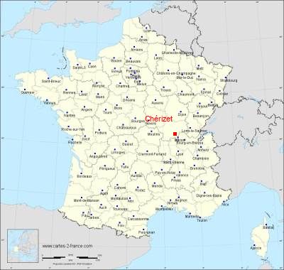 Carte de Chérizet
