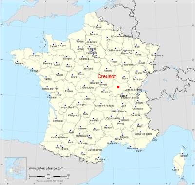 Carte de Creusot
