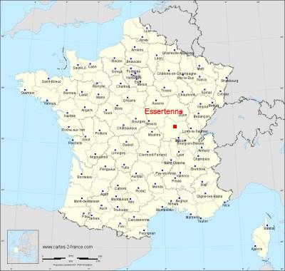 Carte de Essertenne