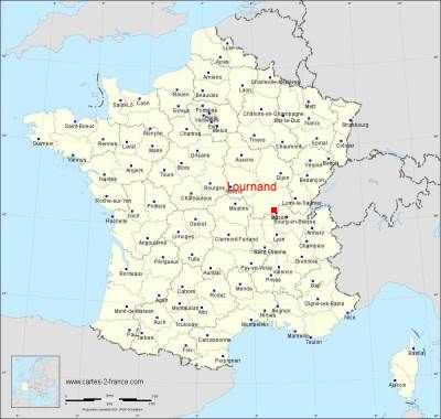 Carte de Lournand