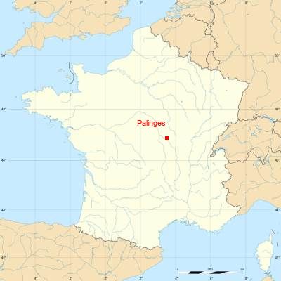 Fond de carte avec Palinges
