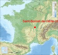 localisation mairie de Saint-Bonnet-de-Vieille-Vigne