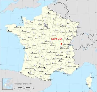 Carte de Saint-Cyr