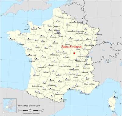 Carte de Saint-Emiland