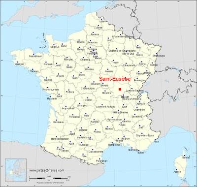 Carte de Saint-Eusèbe