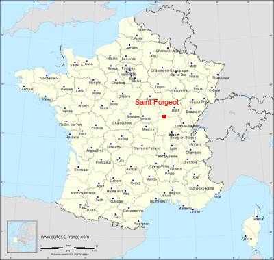 Carte de Saint-Forgeot