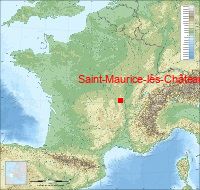 localisation mairie de Saint-Maurice-lès-Châteauneuf