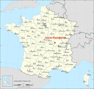Carte de Sainte-Radegonde