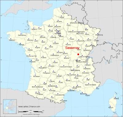 Carte de Sassenay