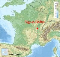 localisation mairie de Sigy-le-Châtel