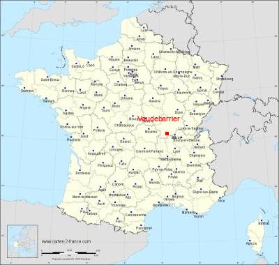 Carte de Vaudebarrier