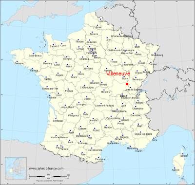 Carte de Villeneuve