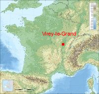 localisation mairie de Virey-le-Grand
