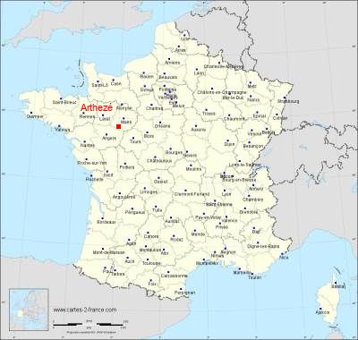 Carte de Arthezé