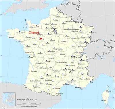 Carte de Changé