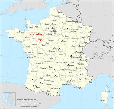 Carte de Ecommoy