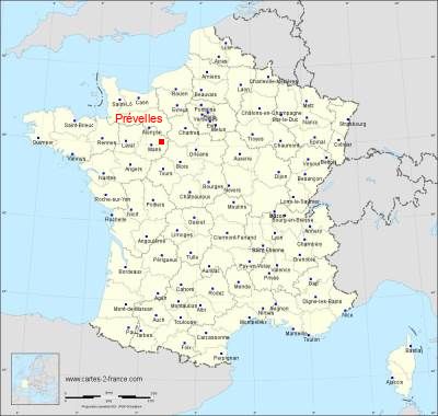Carte de Prévelles
