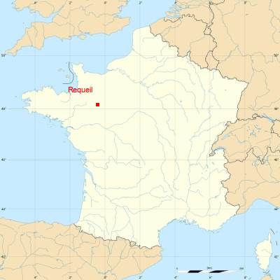Fond de carte avec Requeil