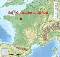 localisation mairie de Saint-Christophe-du-Jambet