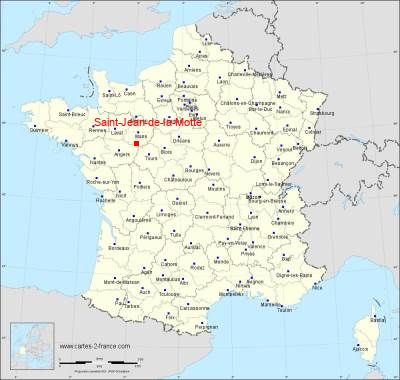 Carte de Saint-Jean-de-la-Motte