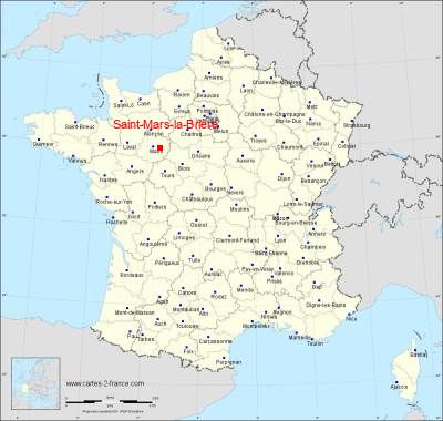 Carte de Saint-Mars-la-Brière